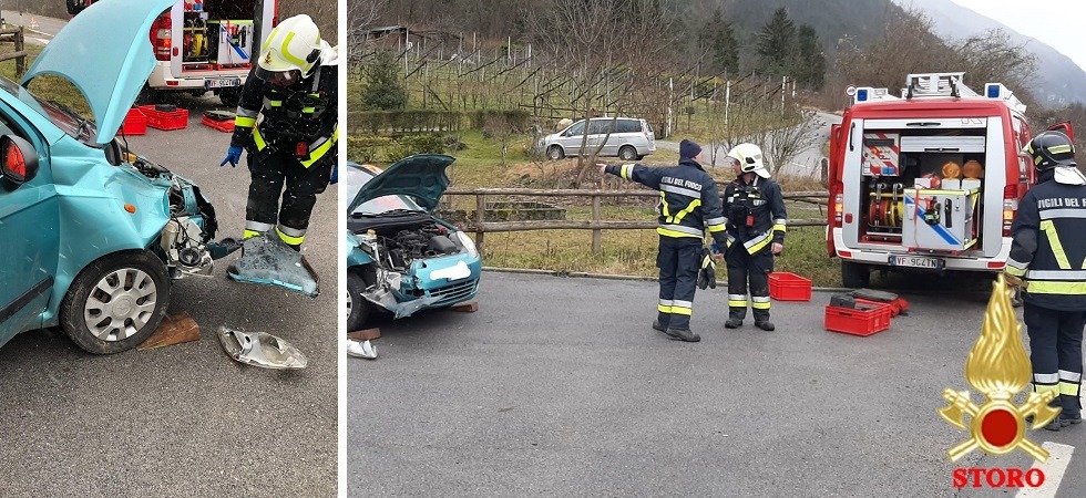 Perde il controllo dell’auto e si schianta: il conducente ferito e intrappolato nel veicolo